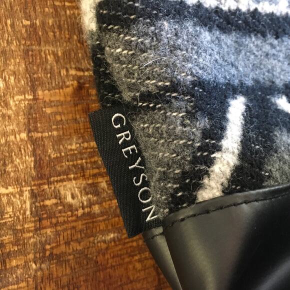 Greyson x Jones G.O.A.T. Aztec Tote Bag Grey Black Weekender Travel 23x15x7 Pack - Picture 5 of 9